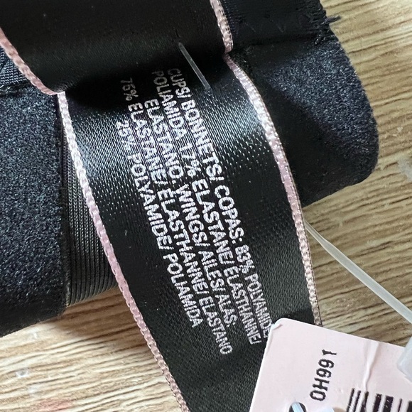 Victoria’s Secret lightly lined strapless demi bra size 32D black - Picture 5 of 5